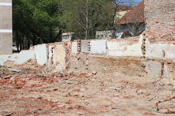 Brick Wall Demolition in Austin