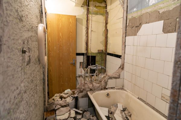 Shower Tile Demolition in Austin